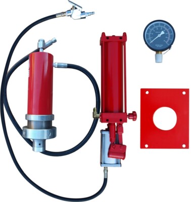 Werkstattpresse Satz 30T Hydraulikpumpe Druckluft Zylinder Manomtr Montageplatte