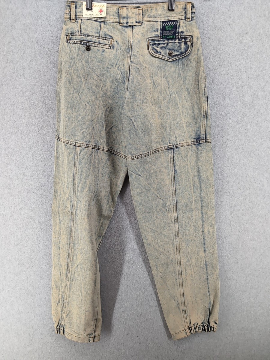 【BAON】Ruto Vintage Washing Denim Pants Vintage Washing Wide Leg Denim Pants CN14 - Korean Women's