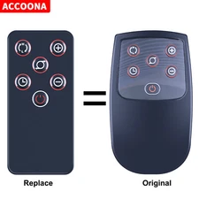 For Lasko 5160 Oscillating Ceramic Tower Heater 6-Button Remote Control