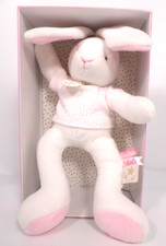 DouDou Et Compagnie Paris Plush Bunny Lovey Pink - NEW