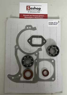 KIT CUSCINETTI PARAOLIO GUARNIZIONE PER MOTOSEGA EINHELL BG-PC 4040 - Foto 6