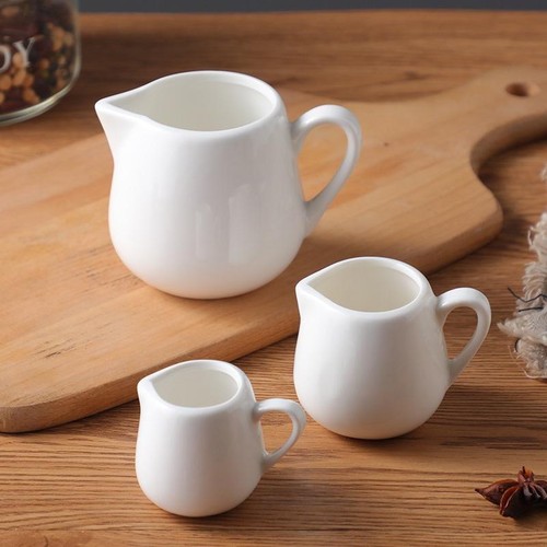 Crema Azúcar Cerámica Moderna Blanca con Tapa Mediana Fácil de Rellenar Decoración Sólida - Imagen 23 de 30