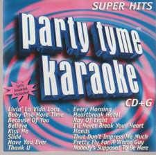 Party Tyme Karaoke Super Hits CD G Audio CD Party Tyme Karaoke