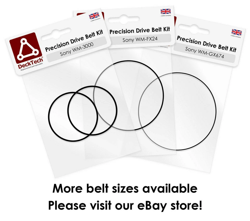 DeckTech™ Ersatzriemen für Commodore C64 C2N 1530 Datasette Kassettenspieler - Bild 3 von 3