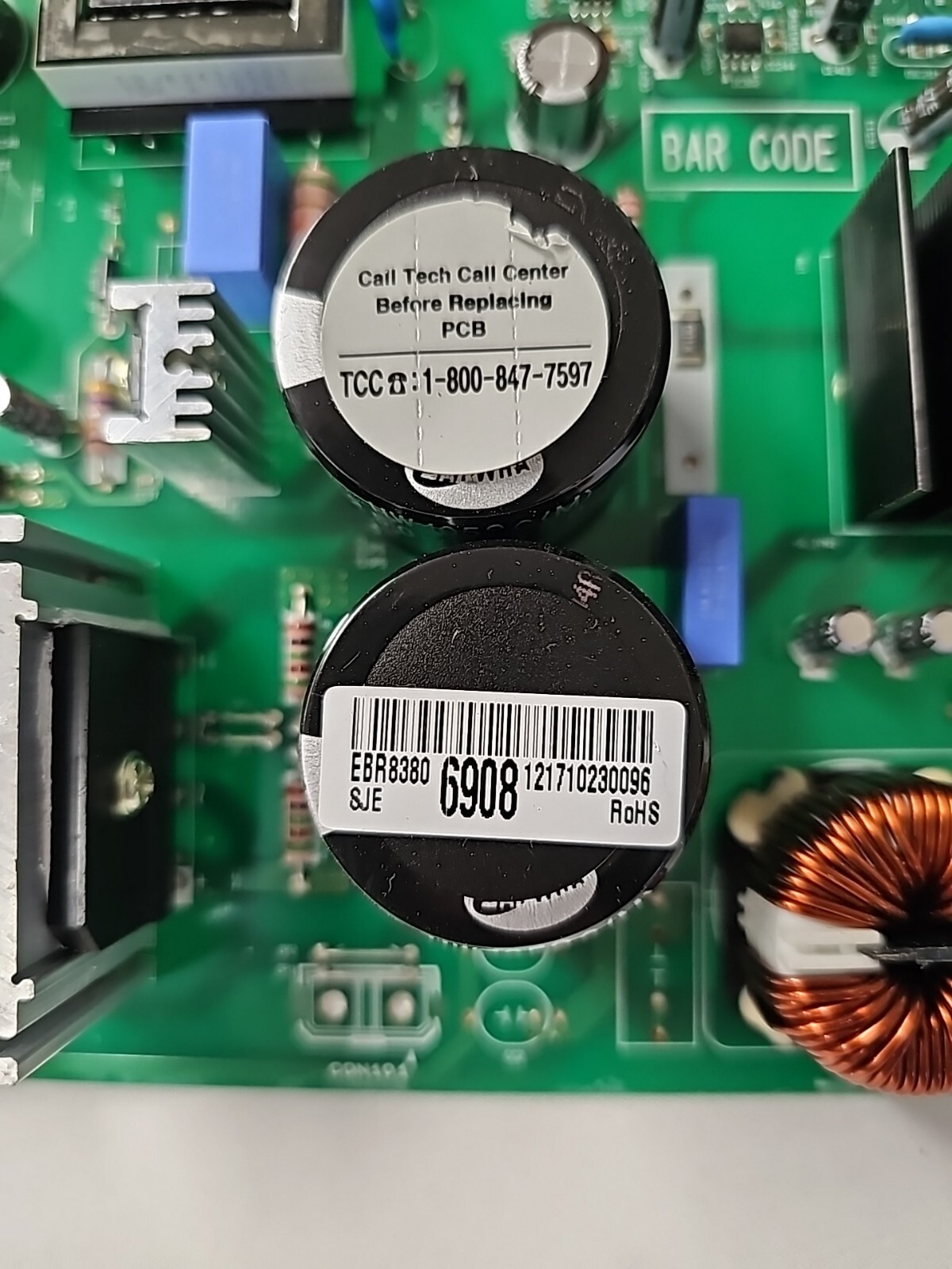 ⭐️ Genuine OEM EBR83806908 LG Refrigerator Main Control Board *SHIPS FREE*  (F5)