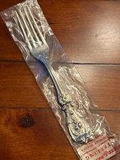 NEW HEAVY PLACE FORK 7 1/8" REED & BARTON FRANCIS I STERLING SILVER 1 FORKS MARK