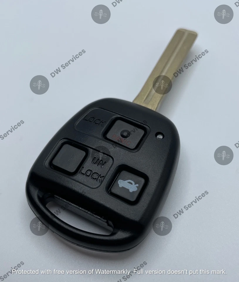 NEW! Lexus 3-button remote head key fob HYQ1512V - 4C ES/GS/IS 300  GS/LS 400 - Image 3 of 4