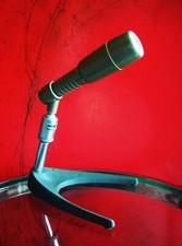 Vintage RARE 1950s Turner 51D Dynamic microphone w Atlas DS14 stand Shure Ampex