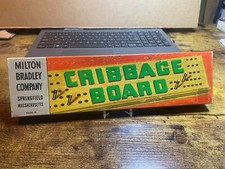 Vintage Cribbage Board Milton Bradley 4626A 1960's