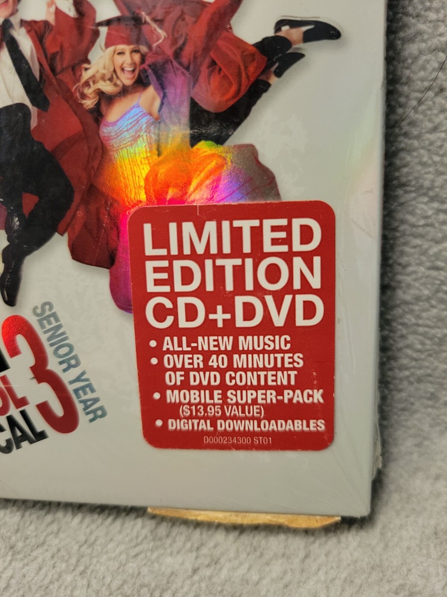 DISNEY HIGH SCHOOL MUSICAL 3 SENIOR YEAR LIMITED EDITION CD AND