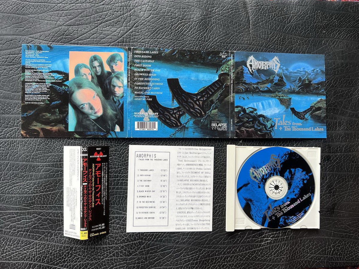 AMORPHIS Tales From The Thousand Lakes JAPAN IMPORT 1ST CD 94 W