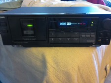 AIWA AD-F800 3 HEAD STEREO CASSETTE DECK NEEDS BELTS REPLACED 