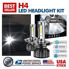 2x H4 9003 LED Headlight Bulbs High/Low Beam 6000K For Toyota RAV4 1996-1997