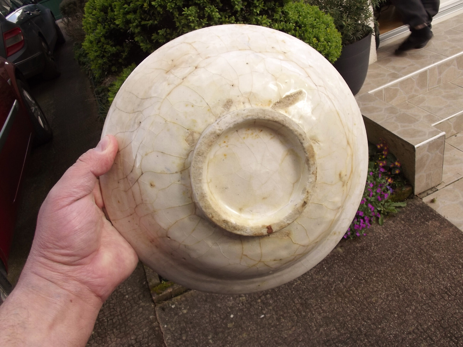 Antique Iznik Turkey Ottoman Kajar Persian Ceramic Cup Dish To Determine