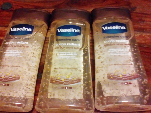 vaseline radiant oil