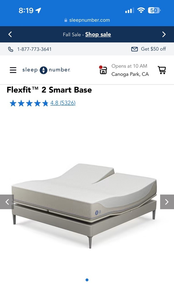Sleep Number Flexfit Smart Base Twin XL new Plus Smart Number