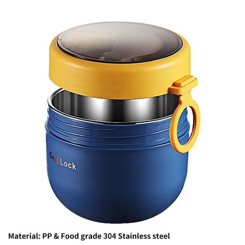 600ml Lunch Box Thermos Food Flask Stainless Steel Insulated Soup Jar Container - Picture 12 of 14