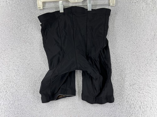 Cycling Shorts Adult Medium Black Padded Nylon Spandex Chamois - Picture 12 of 14