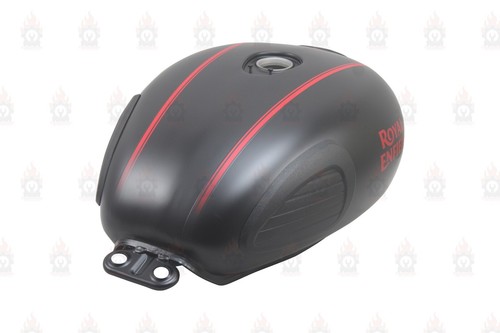 ROYAL ENFIELD BLACK STRIPES "SERBATOIO CARBURANTE CON ADESIVO PER NEW CLASSIC... - Foto 8 di 12