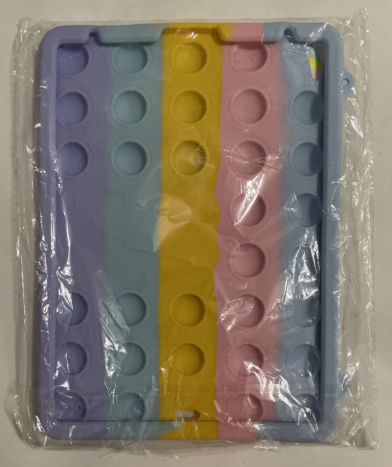 Sensory Fidget iPad Air Case with Stand and Adjustable Strap-image