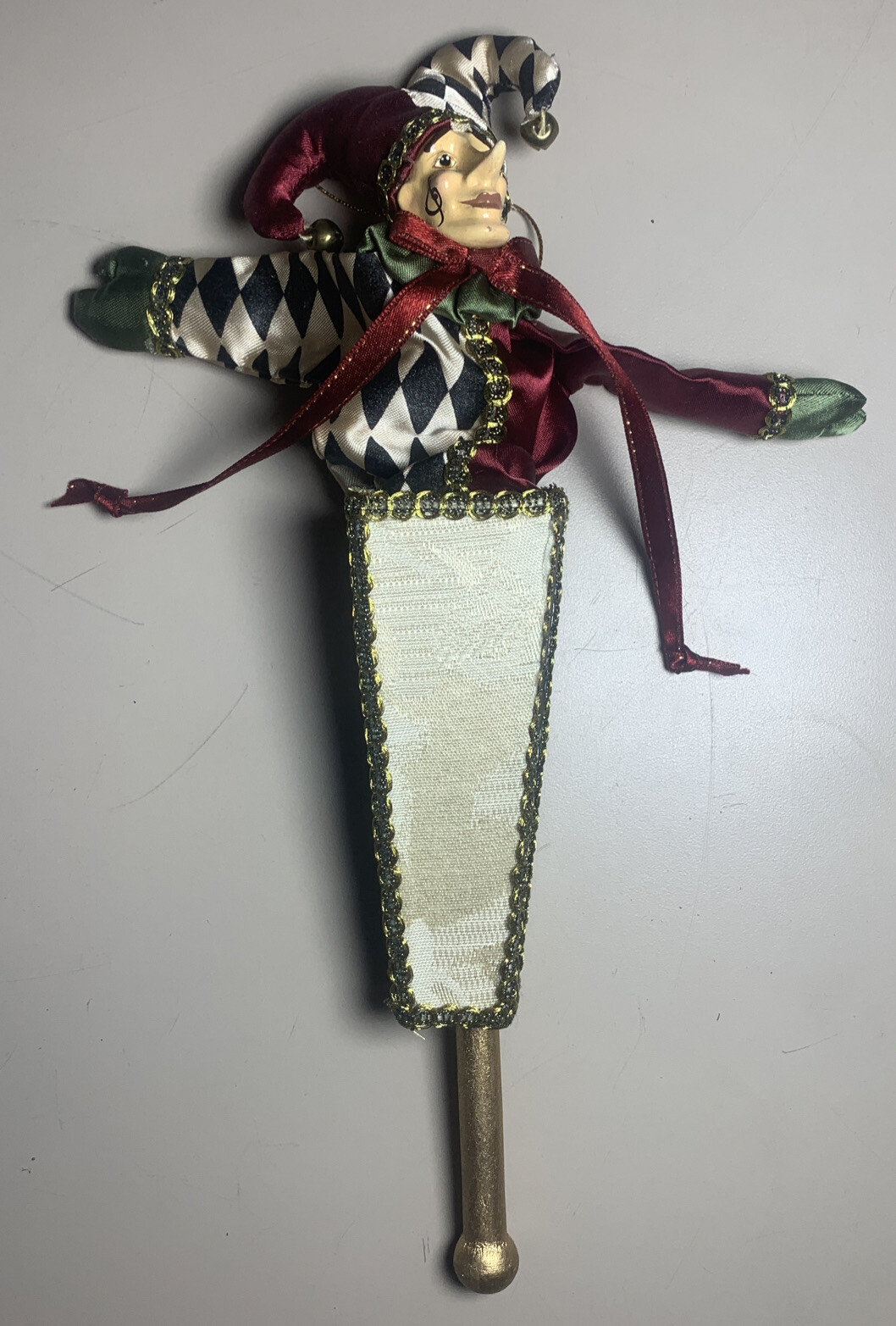 Wayne M. Okleaki Harlequin Puppet Jester 11” | eBay