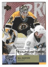 2002-03 Upper Deck Foundations NHL Hockey Bill Ranford #2 NRMT