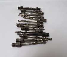THREADED SHANK AIRCRAFT DRILL BIT 20 X 2", 1 1/2" CUT LENGTH, LOT OF 17