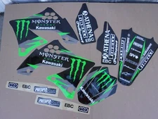 TEAM  KAWASAKI RACING GRAPHICS   KX250F  2009 2010 2011  2012 KX250