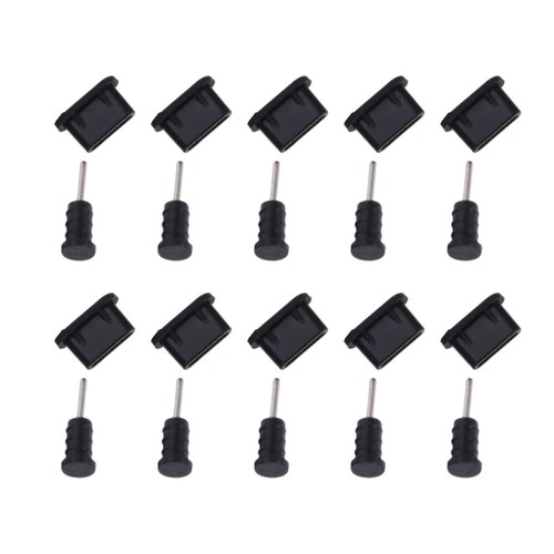 10 Pairs USB Port Plugs Type C Porte Micro Connettore Per Telefono - 第 3/7 張圖片