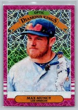 2019 Donruss Optic #26 Max Muncy Pink Velocity #/199