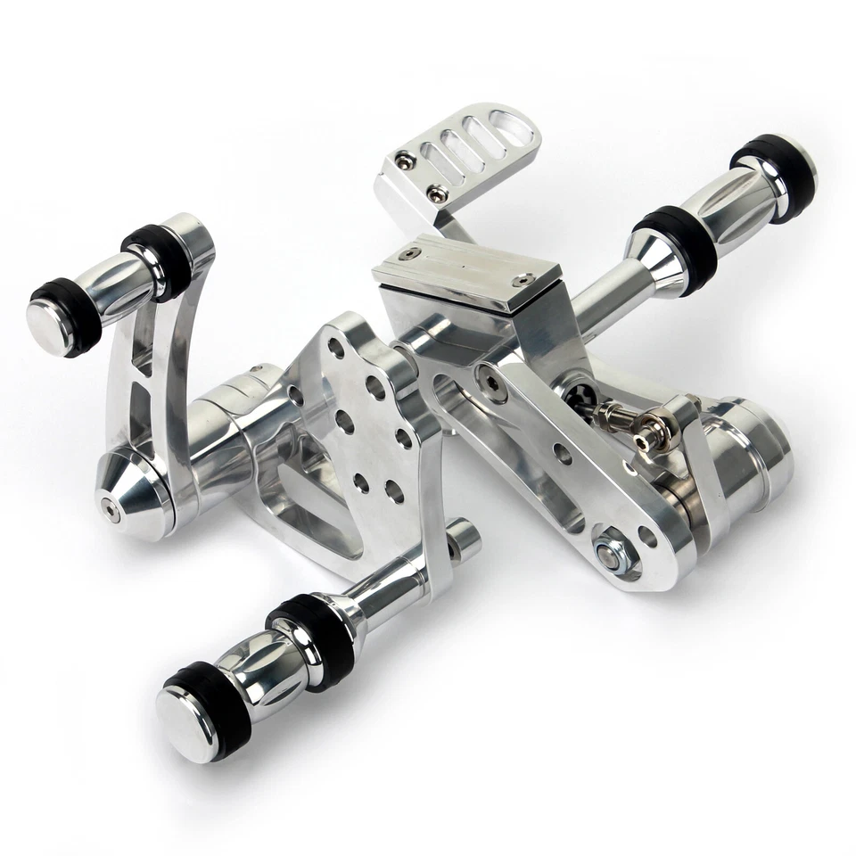 Polished 3/4" Bore Forward Controls For Harley Big Twin Shovelhead Low Rider FXS Foto 2 de 4