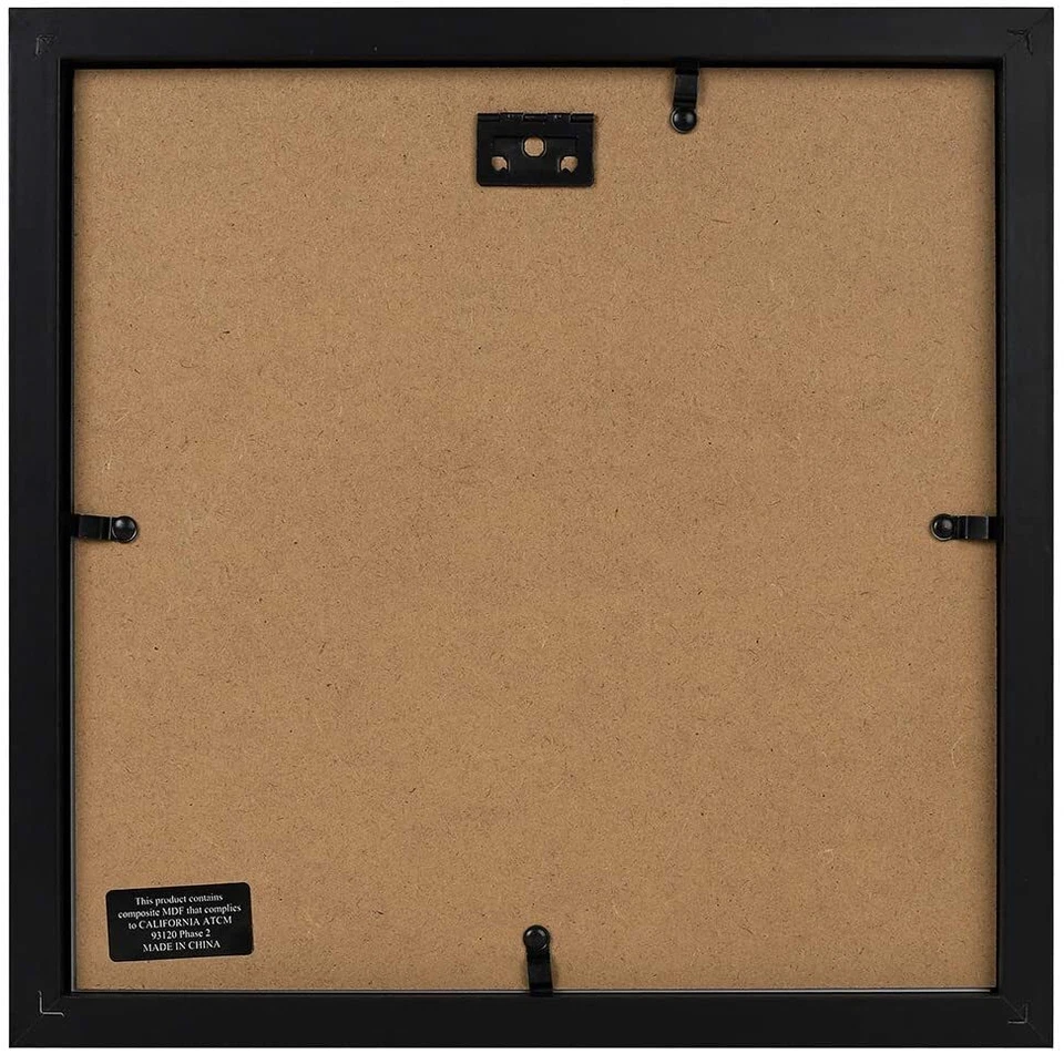 10x10 Black Shadow Box Frame for 5x7 Photo + Tassel Graduation Theme - Image 2 of 4