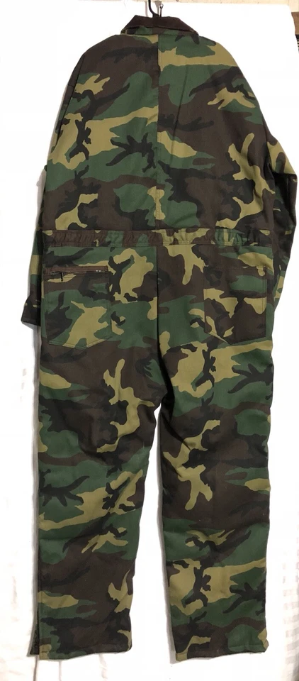 Vintage Usa Deadstock Coveralls Insulated Camo Nwt Size XXL Liberty - Image 2 of 4