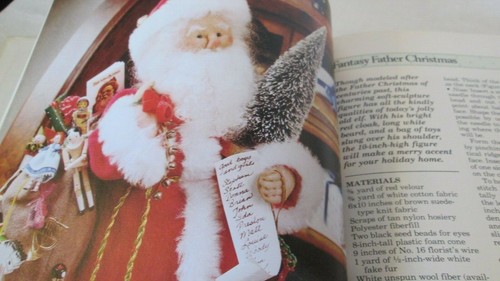 BH&G Christmas Crafts Book 1985 Hard Cover Crochet Cross Stitch Quilt Stuffed - Picture 10 of 12