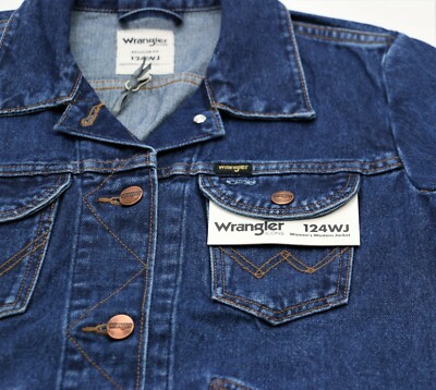 New WRANGLER ICONS 124WJ WOMEN'S DENIM JACKET Sizes XS, S