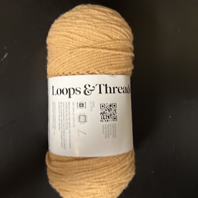 New Loops And Threads Soft Classic Yarn 7 oz skein Bisque ( shv15)