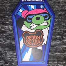 DEDDY BEARS Dr Beargrave Large 5” Plush Toy In Coffin Series 3 NEW IN BOX