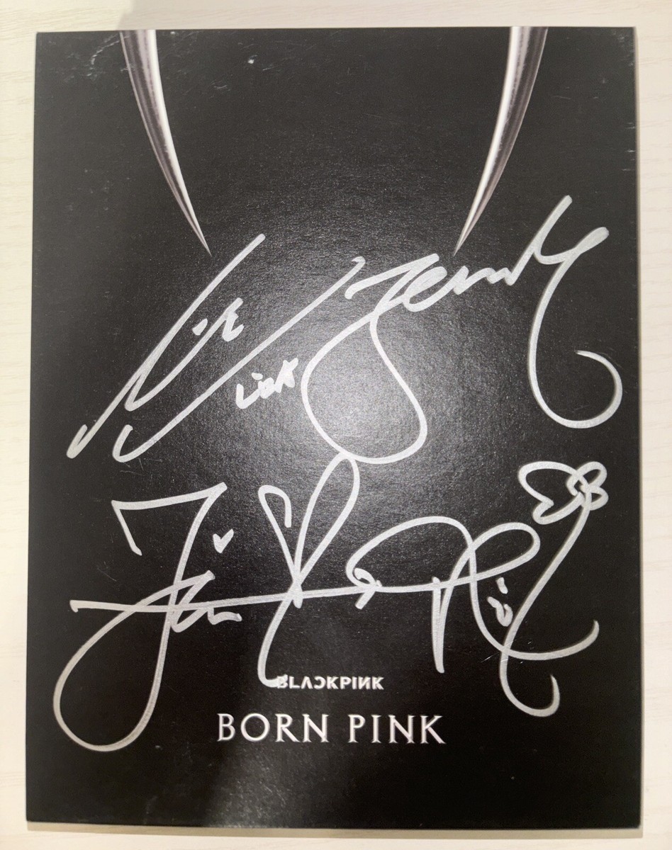 ブルピン BLACKPINK BORN PINK 直筆サイン入りCDセット BLACKPINK [BORN PINK] All Member Autographed Signed Album | eBay
