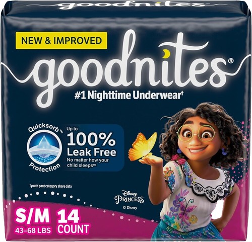 Brand-New GoodNites [Girl, L]Korea diaper Kids underwear(17ct. per