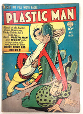 Plastic Man 29 May 1951. Fine Condition