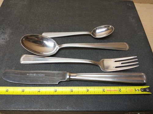 vintage Sandrik Anticorro stainless silverware flatware set, 6 settings - Picture 2 of 3