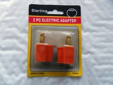 New 2 Pack Sterling 3 Prong to 2 Prong Grounding Adapter Outlet Free US Shipping