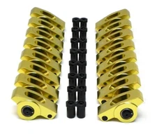 Small Block 350 SBC Chevy Aluminum Full Roller Rockers Arms Kit 1.6 Ratio 3/8"