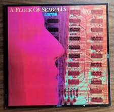 LP - A Flock Of Seagulls - Listen - 1983 1st Hauppauge Pressing - VG++