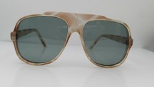 Vintage Sunchaser Gray Translucent Pilot Sunglasses Frames
