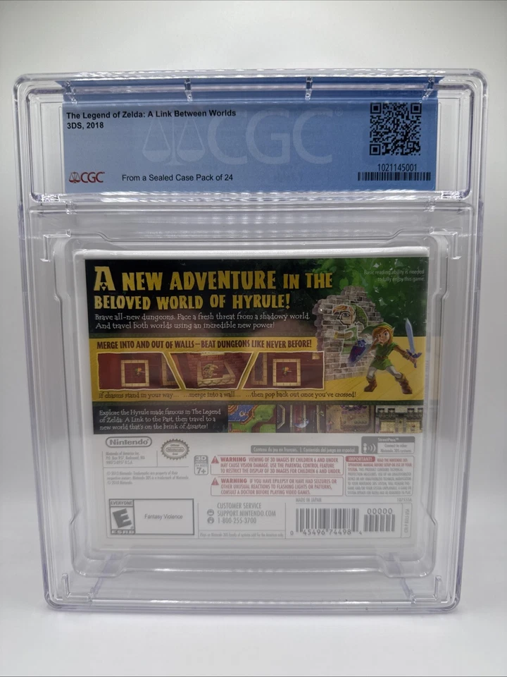 2013 Legend of Zelda A Link Between Worlds Nintendo 3DS New Sealed CGC 9.8 A++ - Image 2 of 3