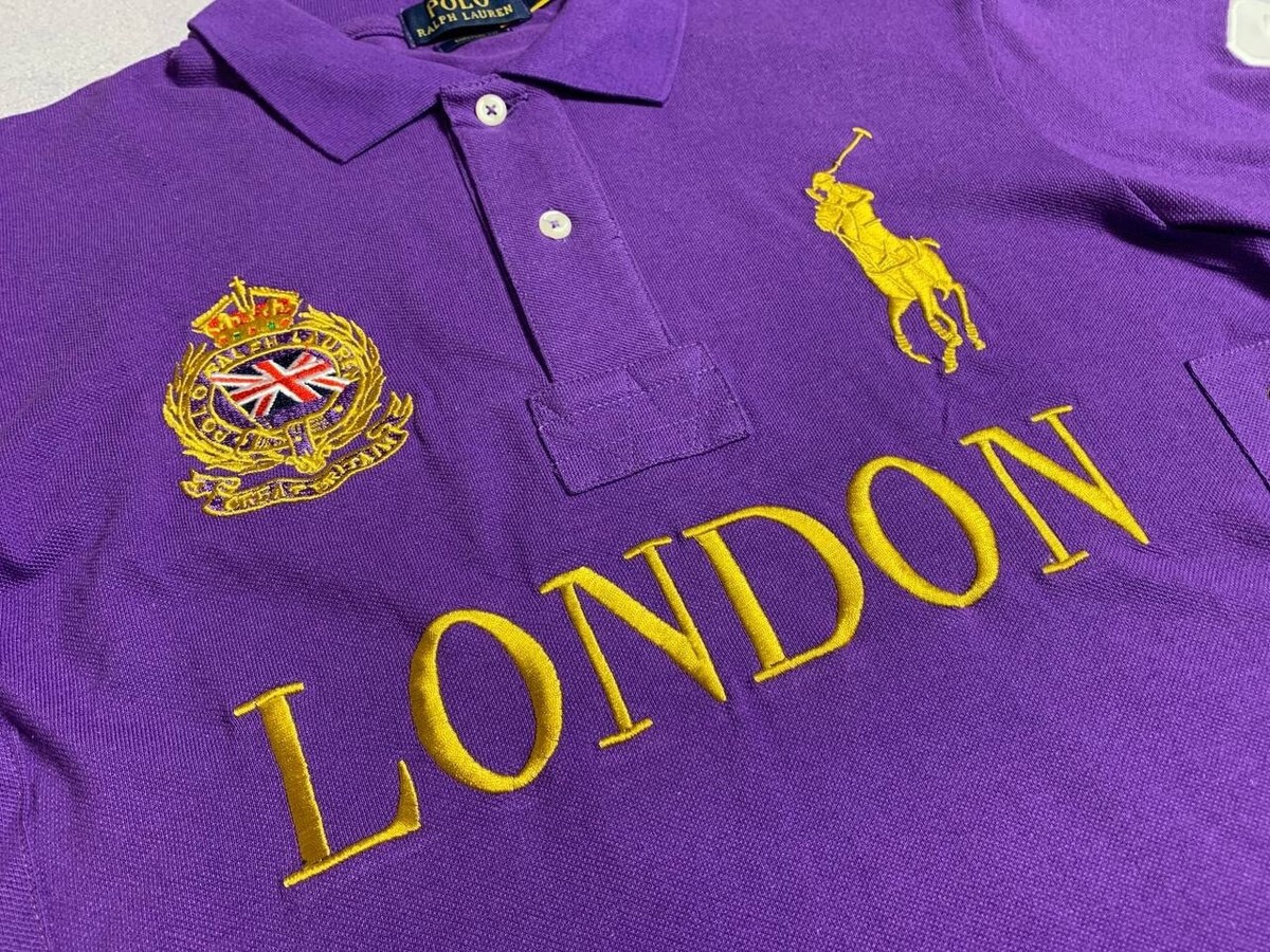 【希少美品】POLO RALPH LAUREN ビッグポニー London 2 Polo Ralph Lauren Polo T-Shirt London England #2 Big Pony