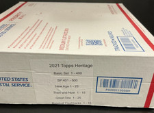 2021 Topps Heritage Baseball 595 Cards Complete Set Base, SP, Inserts - Binder