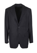 Kiton 14 Micron Blue Sport Coat Size 48 / 38R U.S. Jacket Blazer New With Tags