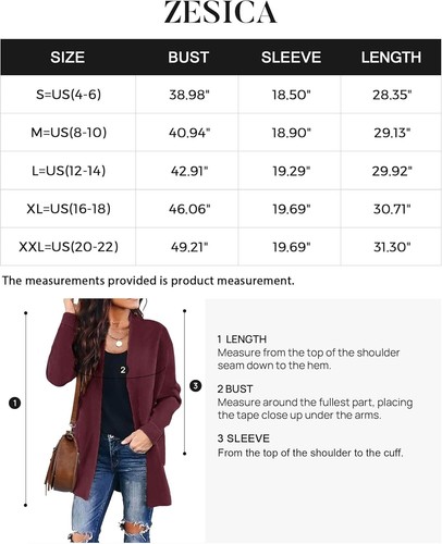 Spring Leopard Print Open Front Knit Cardigan Coat - Long Sleeves - Picture 64 of 148